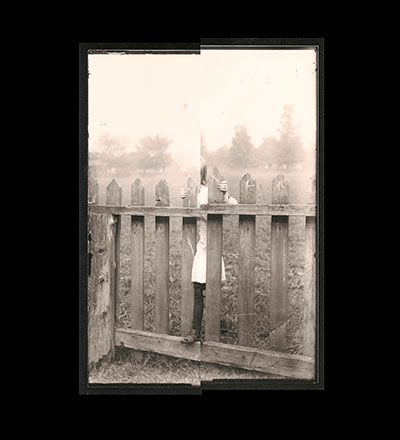 Untitled (Arla Harkness on Fence) Print